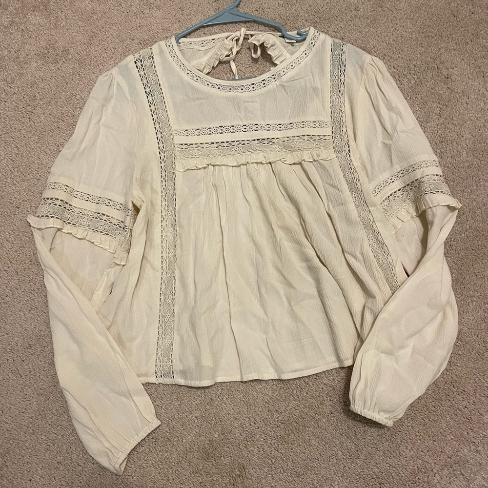 American Eagle Boho Peasant Top - NWT